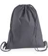 W210 Westford Mill Premium Cotton Gymsac Graphite Grey colour image